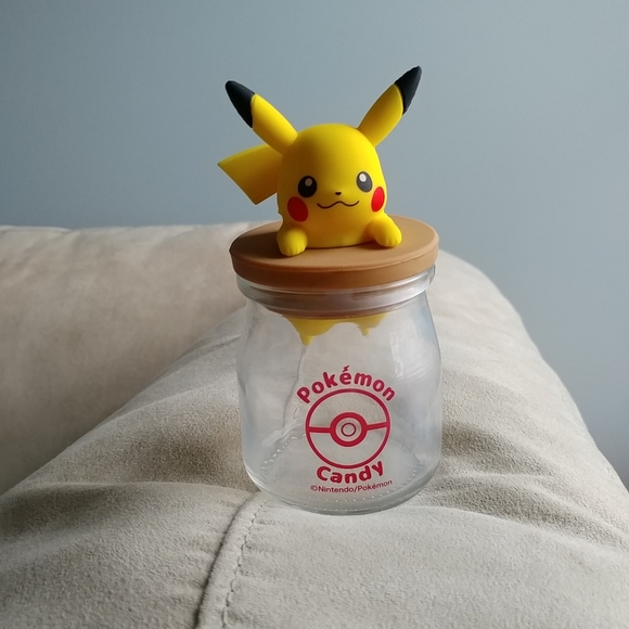 Pokemon Storage & Organization Pokemon Pikachu Glass Candy Jar